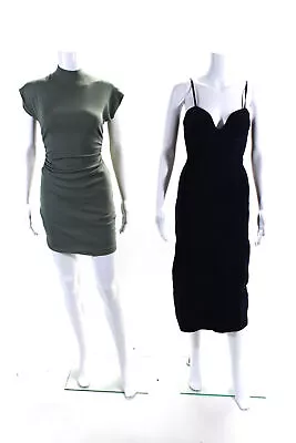 Zara Womens Dresses Green Size S Lot 2 • $34.99