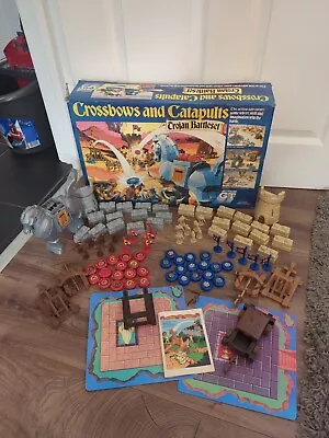 ⭐🏹Vintage Crossbows And Catapults Trojan Battle Set 1980s Game 🏹⭐ • £99.99