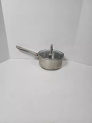 Wolfgang Puck Cafe Collection 18-10 Stainless Steel 2 Quart Sauce Pan W/ Lid • $19.50