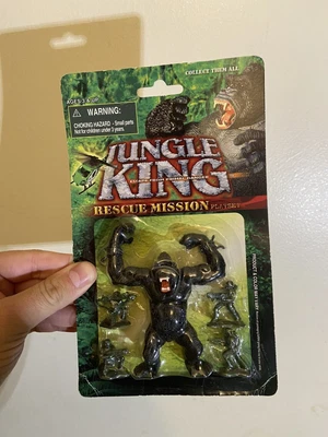 $49 • Buy 90’s RARE Chapmei King Kong Mini Play Set Monster Godzilla Kaiju Gorilla 