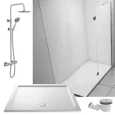 Merlyn Series 8 Walk In Shower Package Inc Valve & Tray Ideal Bath Replacement • £399.99