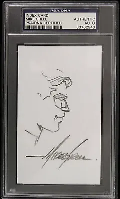 1970s-2000s Mike Grell  Green Lantern  Signed LE Sketch Card (PSA/DNA Slabbed) • $97.50