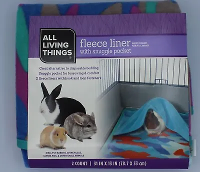 All Living Things Small Animal Fleece Liner With Snuggle Pocket - 2 Count  • $4.99