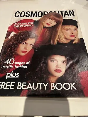 Cosmopolitan Magazine March 1989 Retro Collectors Women’s Fashion Australian • $29