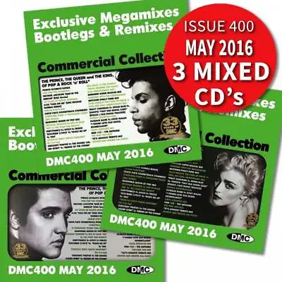 £19.50 • Buy DMC Commercial Collection 400 Mixes & Megamix DJ Triple CD Special 400th Edition