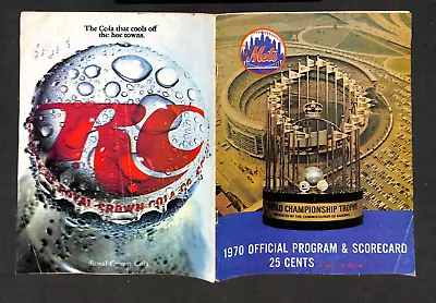 Vintage 1970 Ny Mets Vs Philadelphia Phillies Program/scorecard Unscored Read • $14.99