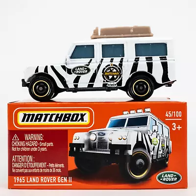 2022 Matchbox Power Grabs #45 1965 Land Rover Gen II WHITE | AFRICA | FSB • $2.49