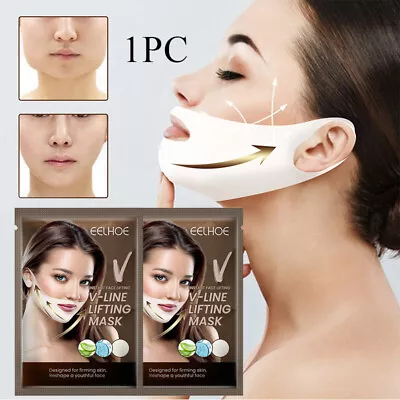 $2.64 • Buy V Line Mask Double Chin Reducer Chin Up Patch V-Shaped Slimming Face Lift Tape