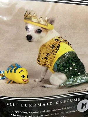 Zack & Zoey Lil'  Mermaid Dog Costume  Halloween Medium 16 Inches FREE Shipping • $15