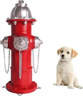 $50.65 • Buy Dog Fire Hydrant Statue Puppy Pee Post Training StatueOutdoor Fire Hydrant