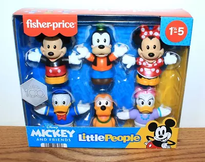 Fisher Price Little People MICKEY MOUSE And FRIENDS Figure Set 2023 Disney 100 • $33.95