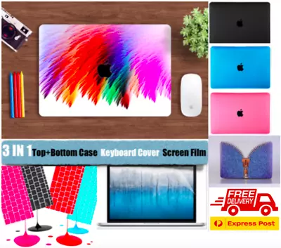 $19.99 • Buy 3-IN-1 SET MacBook Pro 13 Inch Case M2 2022 Air 13 Inch Hardshell A1466 A2337 M1