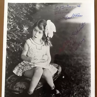 Dorothy DeBorba Signed Photo 30s Movie Child Actress Our Gang Echo  Cute!! • $44