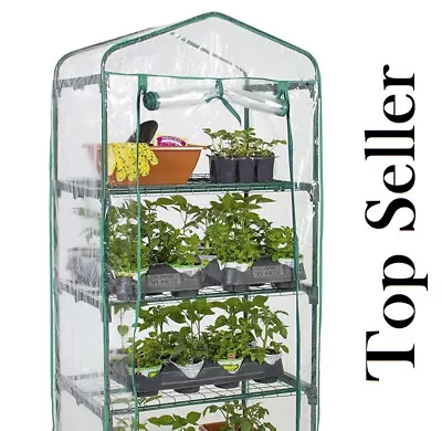 Replacement Cover For 4 Tier Mini Greenhouse - PVC Cover Only (No Frame)     C10 • $21.49