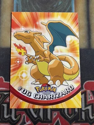 $34.99 • Buy Pokemon #06 Charizard Topps Series 1 Card Green Label NM