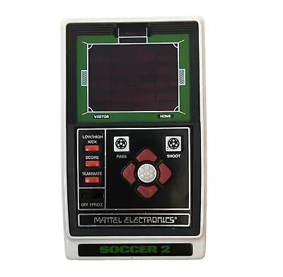 Vintage 1979 Mattel Electronics Soccer 2 Handheld Game Vintage Rare! Tested • $149.99