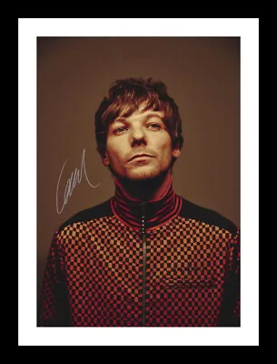 Louis Tomlinson Autographed Signed & Framed Photo Print • £19.99