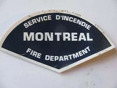 Montreal  Canada  Fire Rescue Dept  Patch  Sew On  New NOS 4.5” Free Shipping • $9.80