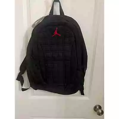 Nike Air Jordan Unisex Bag Fashion Black & Red One Size School Backpack • $38