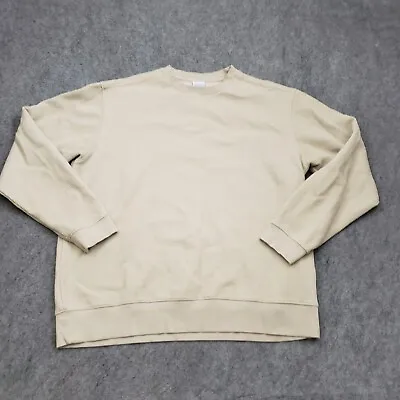Zara Sweater Mens Extra Large Beige Long Sleeve Sweatshirt Casual Adult XL • $15.99