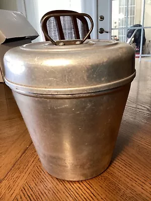 Vintage Everwear Coal Miners Aluminum Lunch Pail #1102 Made In USA • $35