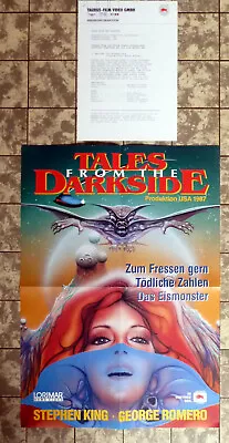 TALES FROM THE DARKSIDE A2-VIDEO-POSTER #D 42x60cm Stephen KING George A. ROMERO • £10.35