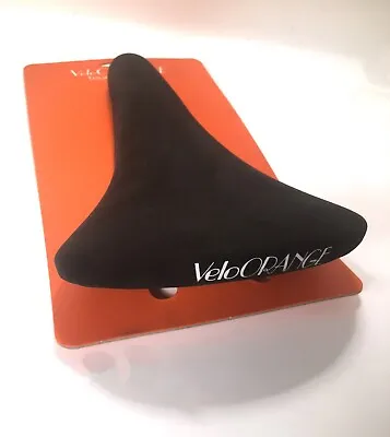 Velo Orange Touring Saddle Microfiber Black NOS NIP Vegan • $45