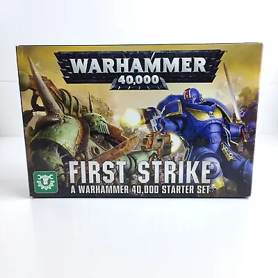 Warhammer 40k - First Strike Starter Set - Booklets & Gaming Mat - No Figures • £15
