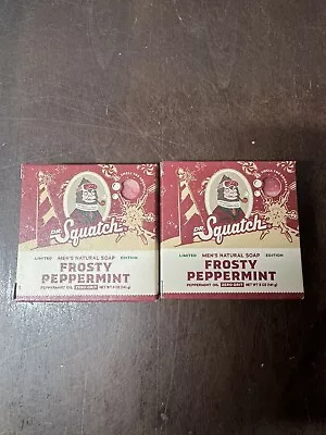 2 Packs Of Dr. Squatch Frosty Peppermint Limited Edition Soap - Natural Oil 🧼 • £16.38