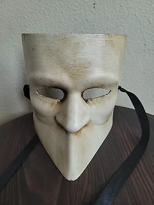 Bauta  Venetian Mask Mens Masquerade Mask Distressed Handmade Unique  • $20.01