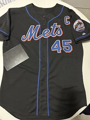 2003 John Franco New York Mets Game Used Majestic Jersey Sz 46 Home Black • $1500