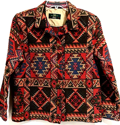 Vintage Orvis Jacket Medium Women's Southwest Aztec Tribal Native American USA • $24