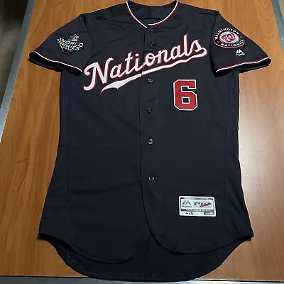 $200 • Buy Majestic Anthony Rendon Washington Nationals 2019 Jersey Navy Blue Alternate 40