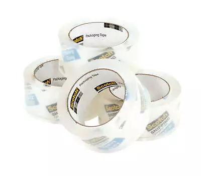 Heavy Duty Shipping Packing Tape Clear 1.88 In. X 54.6 Yd. 4 Tape Rolls • $16.13