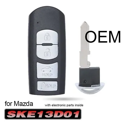 OEM Board Smart Remote Key Fob For Mazda CX-5 3 6 Miata 2014-2019 SKE13D-01 • $37.83