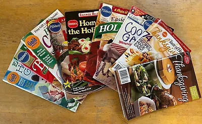 $14.99 • Buy Recipe Booklet Lot Of 9 Pillsbury Gold Medal Etc Thanksgiving Christmas Holiday