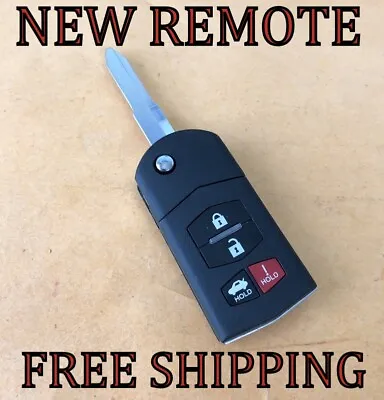 New Flip Key Keyless Remote Fob Transmitter For Mazda 6 Rx8 Kpu41788 4238a-41525 • $19.95