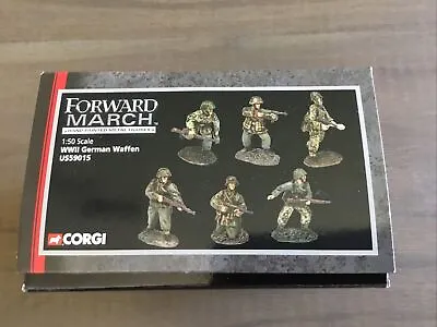 Corgi Forward March 59015 Hand Painted Metal German Camo Waffen Infantry 1/50 Ne • $38