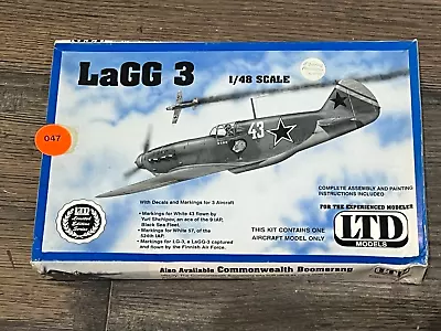 LTD Models LaGG 3 Soviet Fighter Aircraft 1/48 #9805  + EXTRAS • $10.33