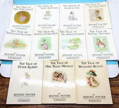 Lot Of 11 Soft Cover Softcover Beatrix Potter Books Vintage Good Condition • $19.95