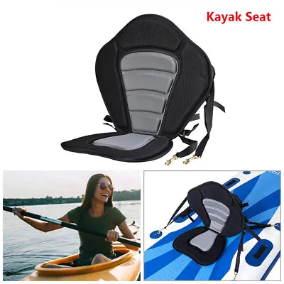 Adjustable Padded Durable Kayak Seat Sit On Top Canoe Back Rest Support Cushion • £23.99