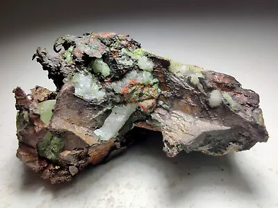 Native Copper Prehnite Etc.. Keweenaw Michigan. 103 Grams. Video. • $24.99