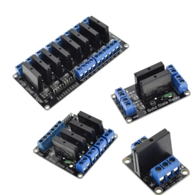 $12.99 • Buy 1pcs 5V 1/2/8 Channel  SSR High Level Solid State Relay Module Hot