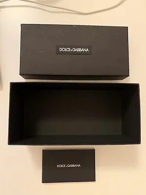 Dolce Gabbana Eyeglass Sunglass Case Box Package Authenticity Card • $5.99