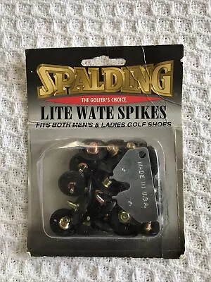 Vintage Spalding Lite Wate Spikes 21 Spikes Golfers Choice/Fits Men’s & Women’s • $7.99