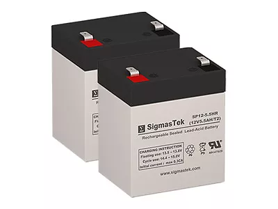 X-Treme X-140 Electric Scooter Battery Set (2 Batteries - 12V 5.5Ah) • $27.99