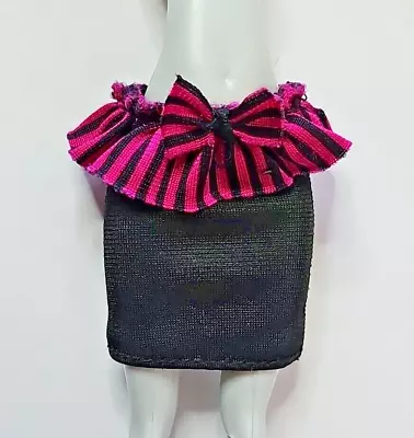 Monster High Sweet 1600 Draculaura Doll Outfit Replacement Black Mini Skirt • $11.04