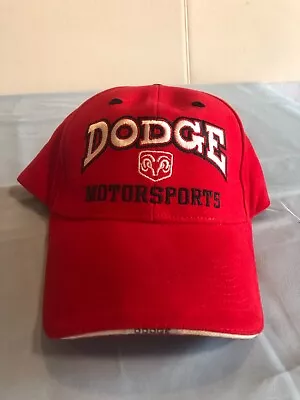 Dodge Motorsports Red Baseball Cap Hat • $10.94