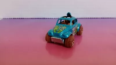 Hot Wheels 2011 THRILL RACERS BAJA BEETLE Bug 214/244 #822 Jungle Rally Blue/Mud • $2.99