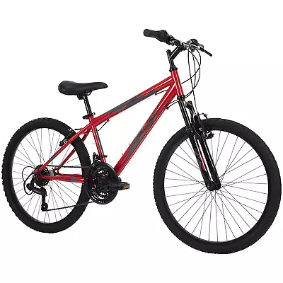 Stone Mountain Hardtail Mountain Bike 24 Inch 21-Speed Lightweight Gloss Red • $333.99